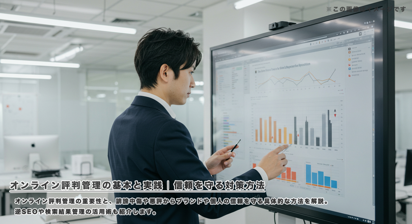 オンライン評判管理の基本と実践｜信頼を守る対策方法