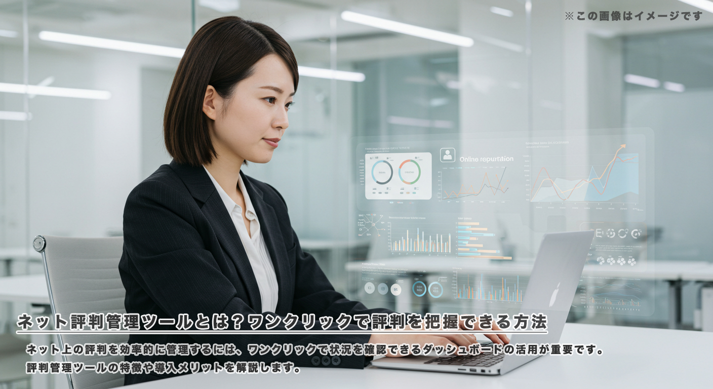 ネット評判管理ツールとは？ワンクリックで評判を把握できる方法