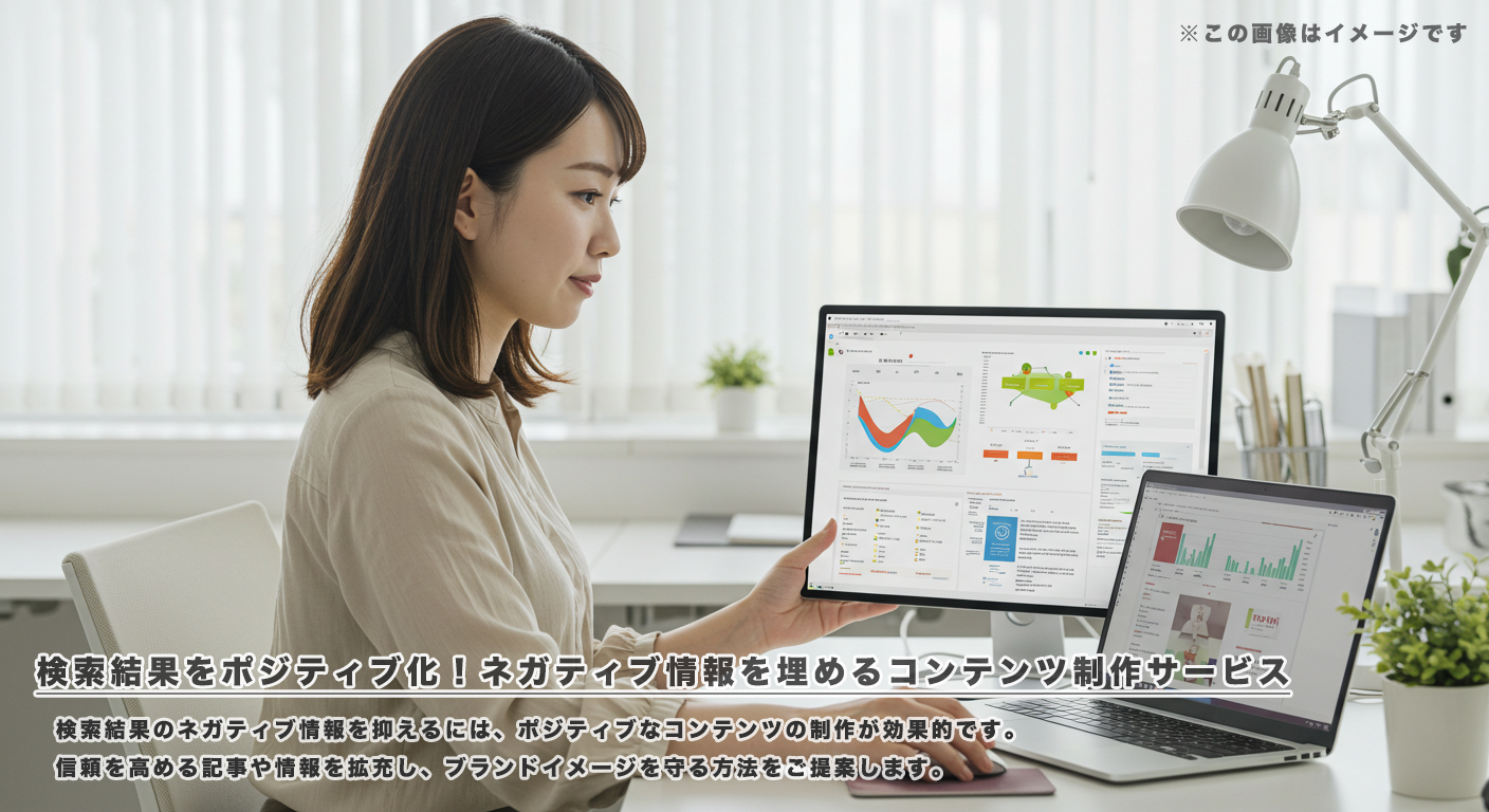 検索結果をポジティブ化！ネガティブ情報を埋めるコンテンツ制作サービス