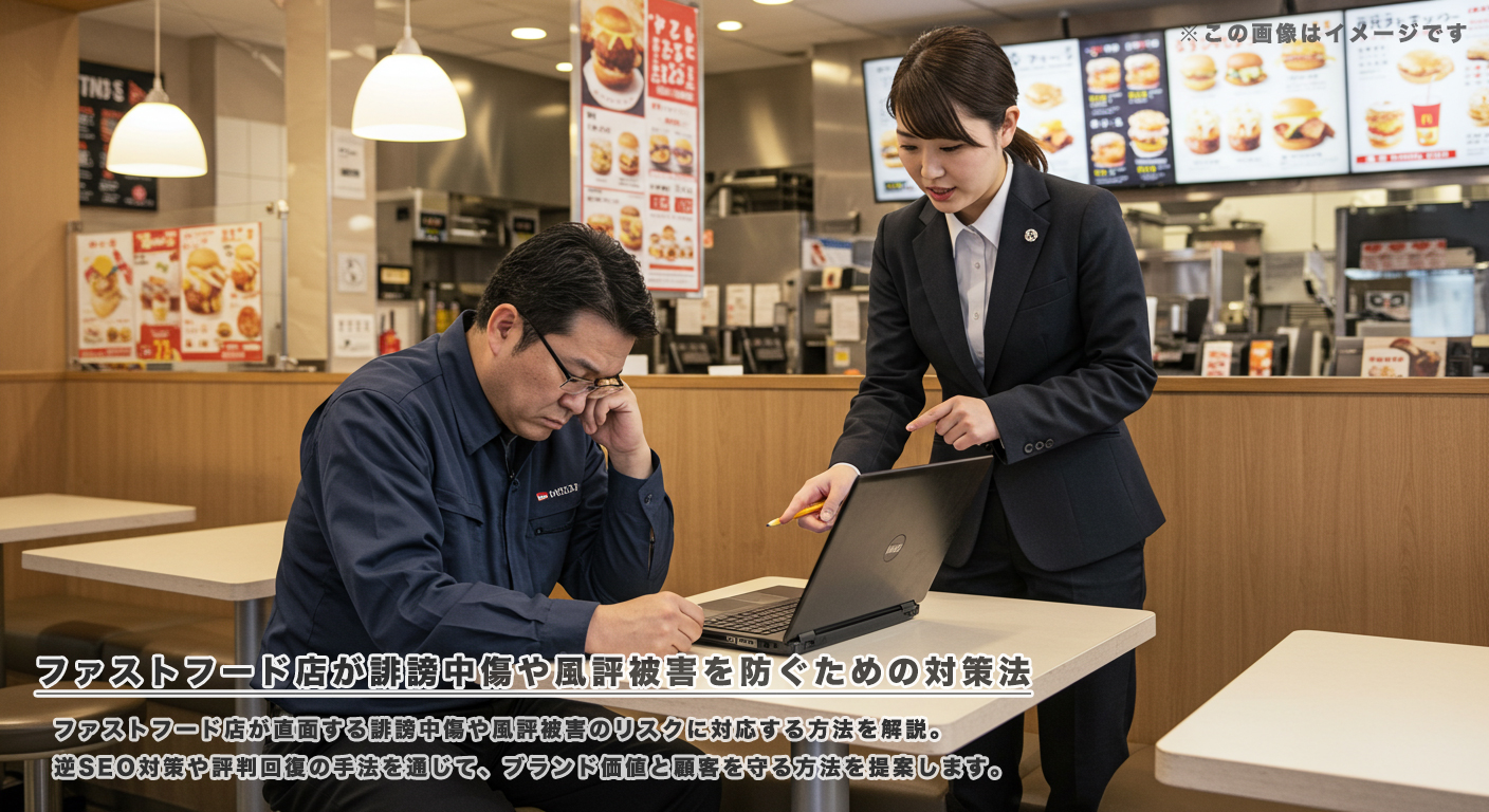 ファストフード店が誹謗中傷や風評被害を防ぐための対策法