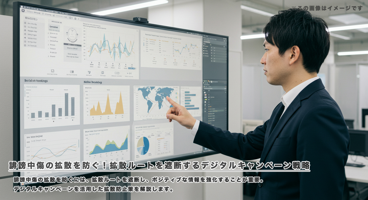 誹謗中傷の拡散を防ぐ！拡散ルートを遮断するデジタルキャンペーン戦略
