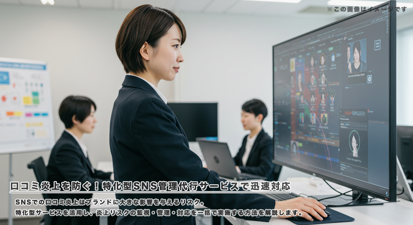 口コミ炎上を防ぐ！特化型SNS管理代行サービスで迅速対応