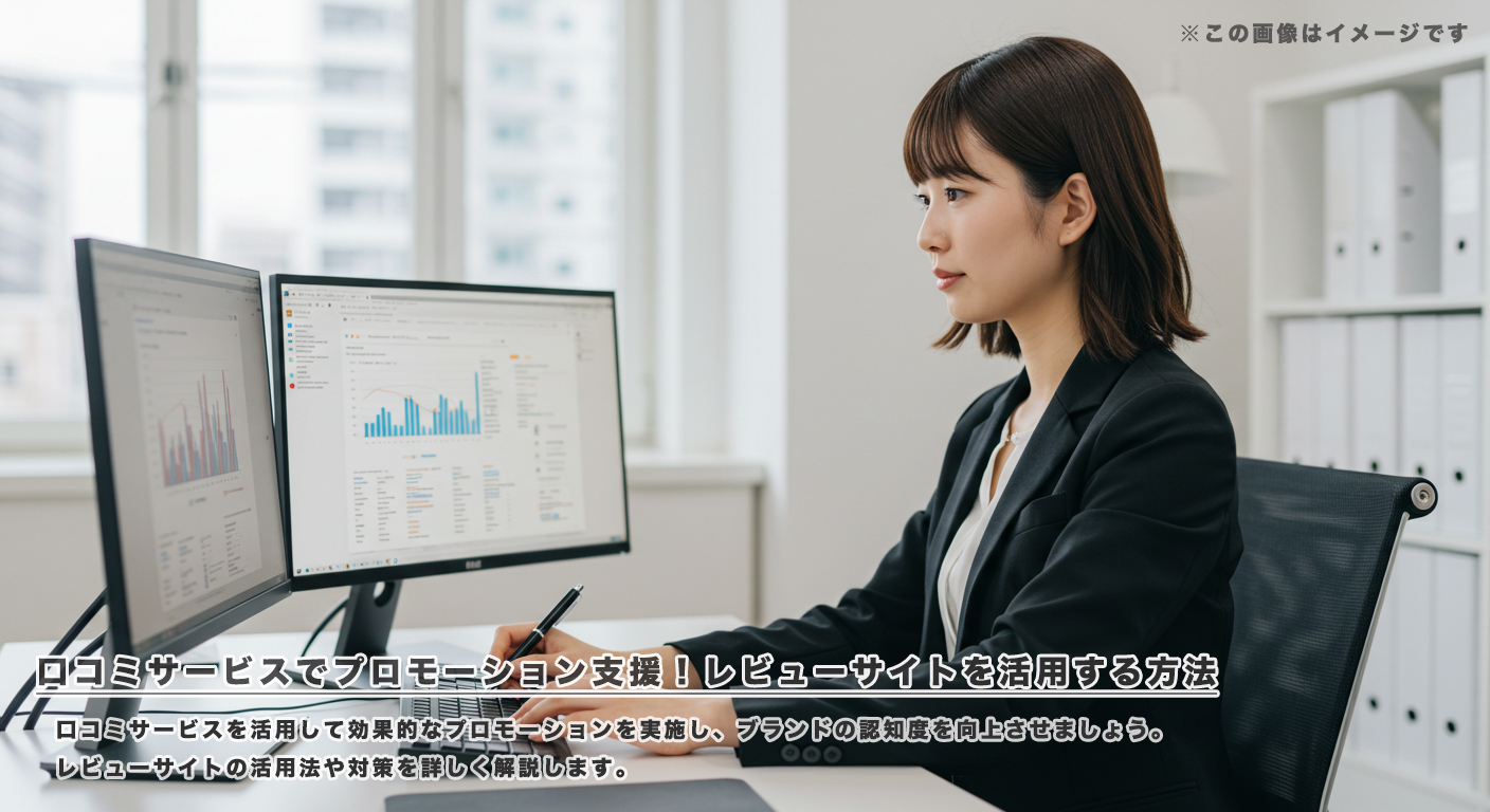口コミサービスでプロモーション支援！レビューサイトを活用する方法