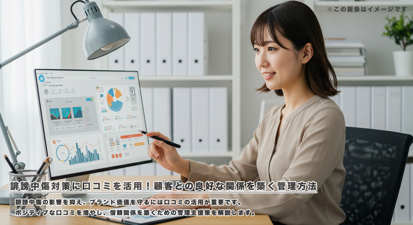誹謗中傷対策に口コミを活用！顧客との良好な関係を築く管理方法