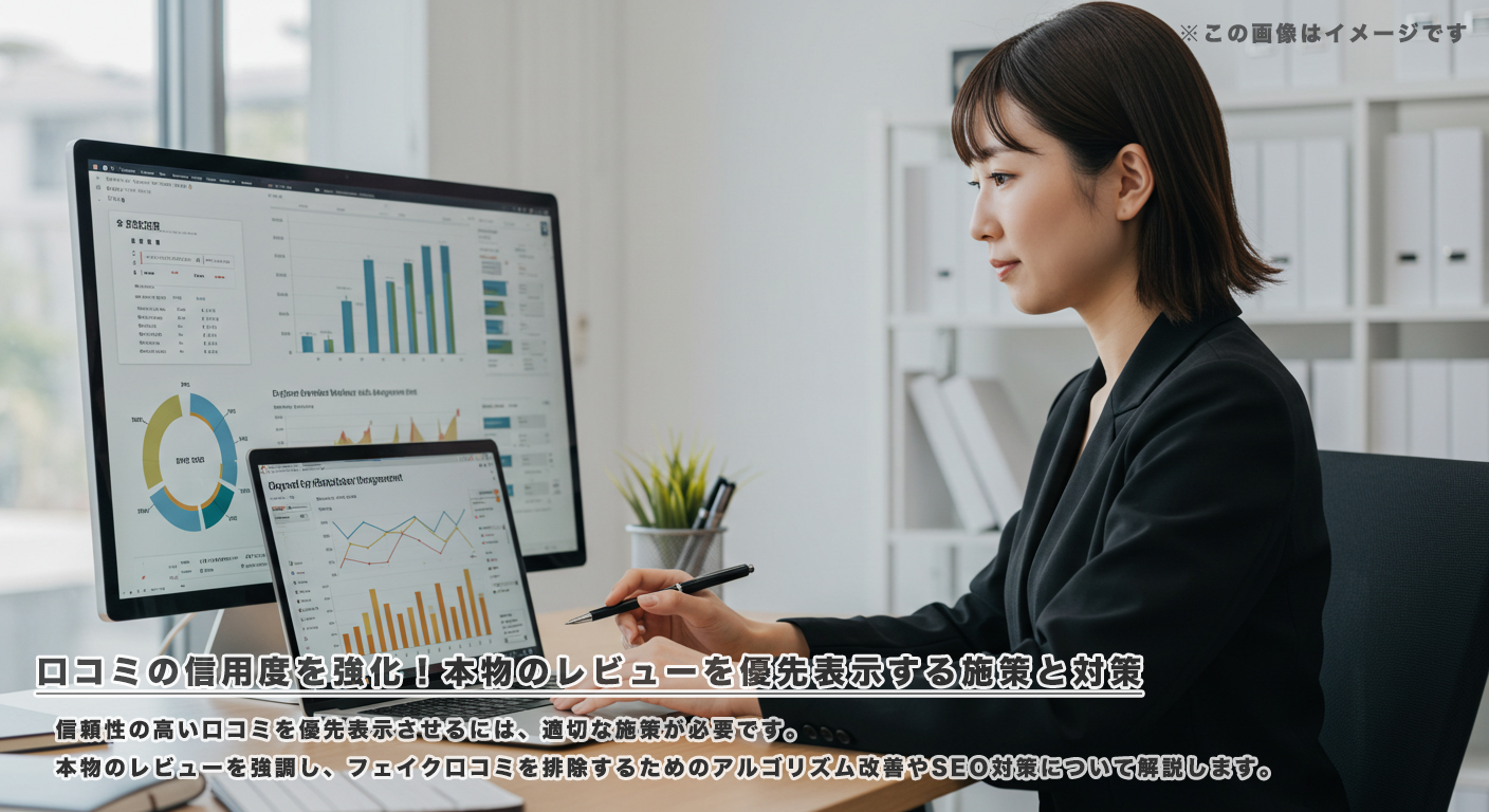 口コミの信用度を強化！本物のレビューを優先表示する施策と対策