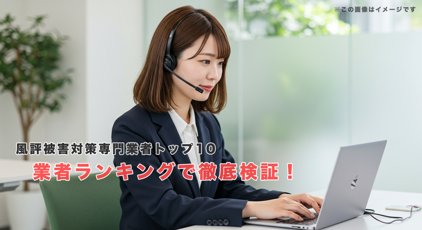 業者ランキングで徹底検証！風評被害対策専門業者トップ10